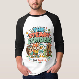 Camiseta Steady Striders Club de Corredores Divertidos Amig