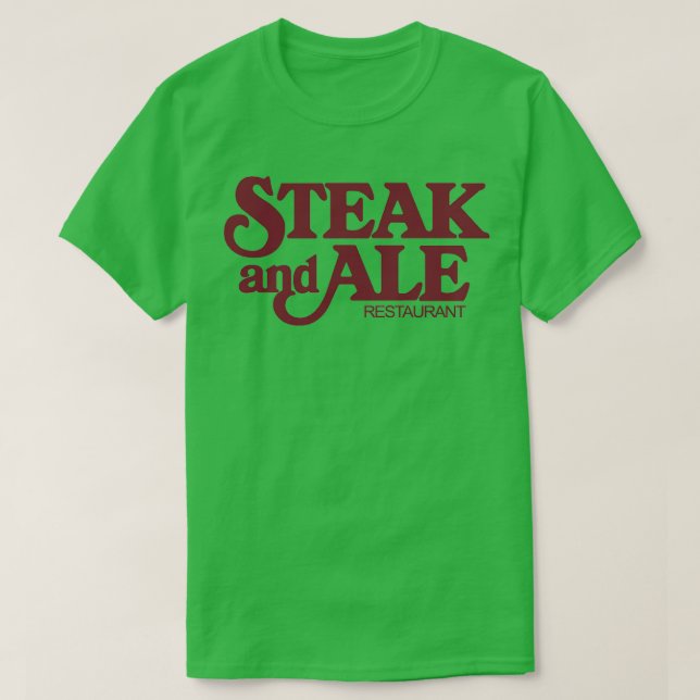 Camiseta Steak And Ale Restaurant TShirt (Diseño del anverso)