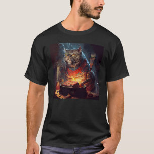 Camiseta Steak Cat Cook
