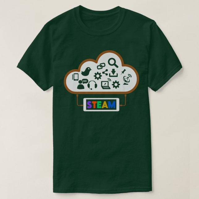 Camiseta Steam Funny Science Arts Engineering Teacher Lover (Diseño del anverso)