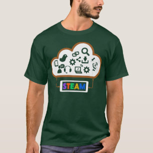 Camiseta Steam Funny Science Arts Engineering Teacher Lover