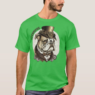 Camiseta Steam Pug steampunk pug ilustracion 1
