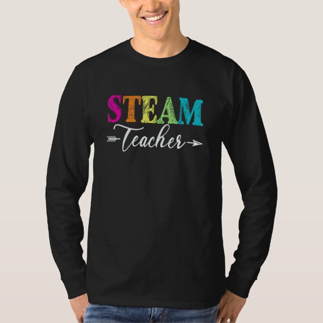 Camiseta Steam Teacher Hello Back To School Stem Special (Anverso)