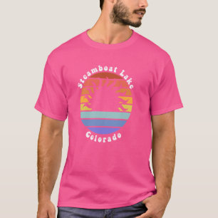 Camiseta Steamboat Lake Colorado CO Sunrise Vacation Souven