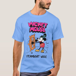 Camiseta Steamboat Willie M Mouse