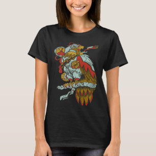 Camiseta Steampunk American Eagle Bird Birder Fantasy Read