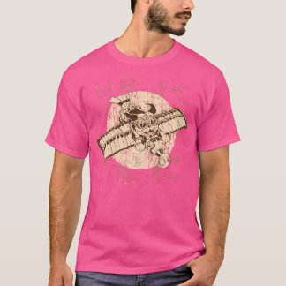 Camiseta Steampunk Art Airplane Dog Mechanasy Sci