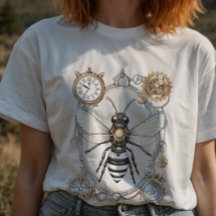 Steampunk Bee Insect Honey abejas Bee Keeper T-Shi