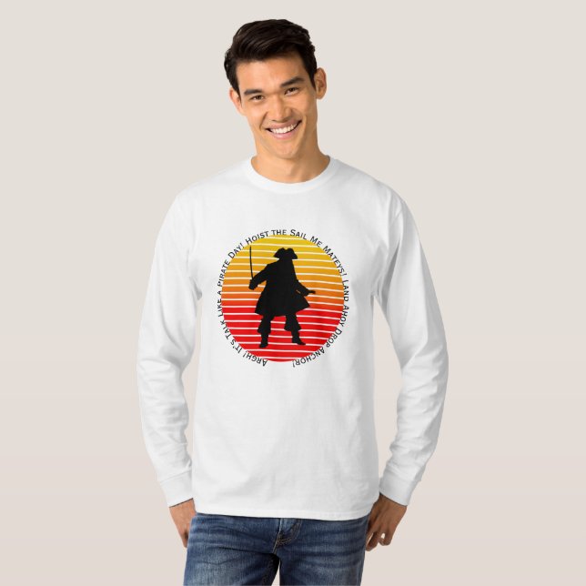 Camiseta Steampunk Buccaneers Talk Like a Pirate Day Argh! (Anverso completo)