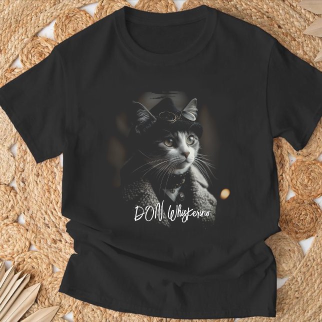 Camiseta Steampunk Cat T-Shirt: "DON Whiskonve" Victorian (Subido por el creador)