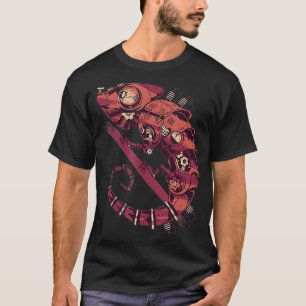 Camiseta Steampunk chameleon  Gothic tees