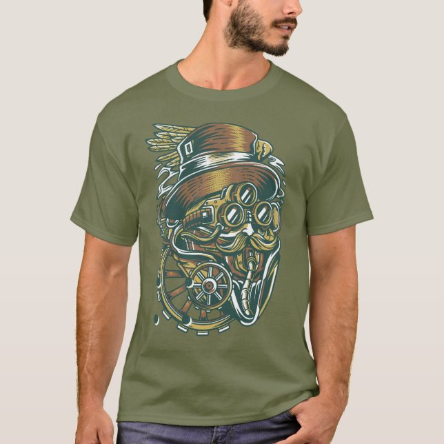 Camiseta Steampunk Charlie (Anverso)