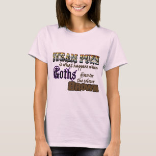 Camiseta Steampunk: cuando los Góticos descubren Brown