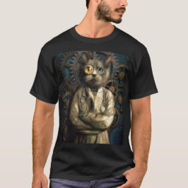 Camiseta Steampunk de Lab Cat