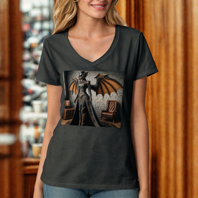 Camiseta Steampunk Dragon Rider (Subido por el creador)