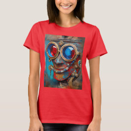 Camiseta Steampunk El retrato del hombre del estaño