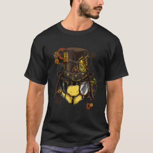 Camiseta Steampunk Gothic Queen Bee Mechanic Animal Bee