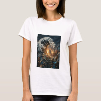 Camiseta Steampunk Great Wave of London- Ladies T-Shirt