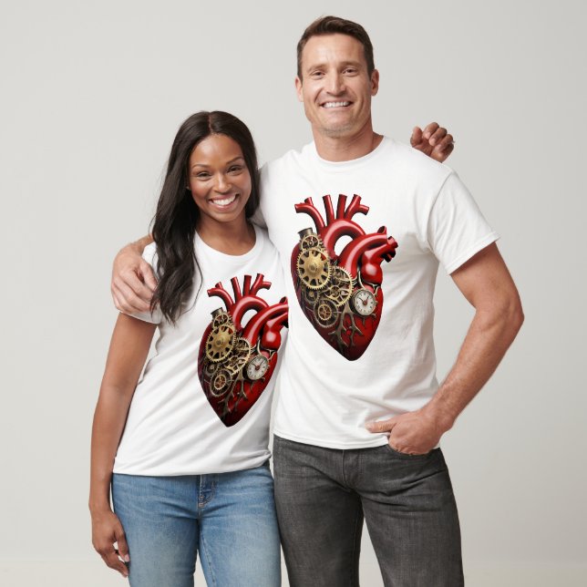 Camiseta Steampunk Heart (Unisexo)
