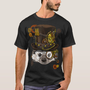 Camiseta Steampunk Hedgehog Steampunk Animal Avers