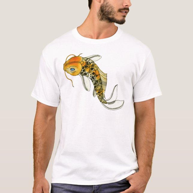 Camiseta Steampunk Koi (Anverso)