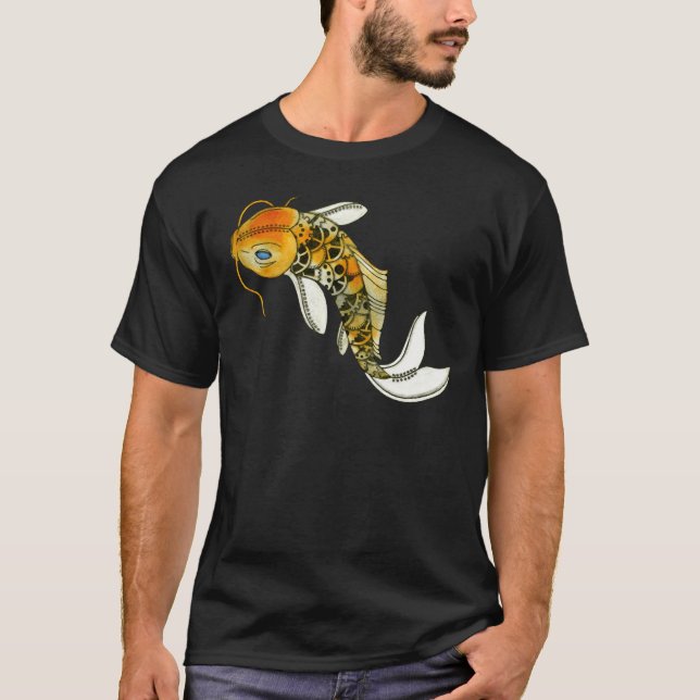 Camiseta Steampunk Koi (Anverso)