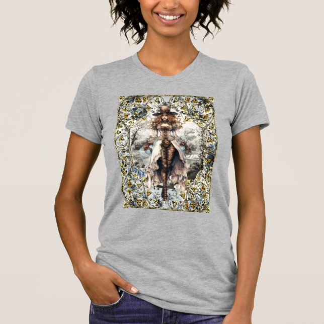 Camiseta Steampunk Lady 105 (Anverso)