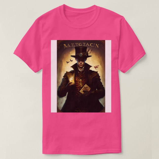 Camiseta Steampunk Magician Tarot d 1 (Diseño del anverso)