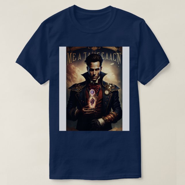 Camiseta Steampunk Magician Tarot d 2 (Diseño del anverso)
