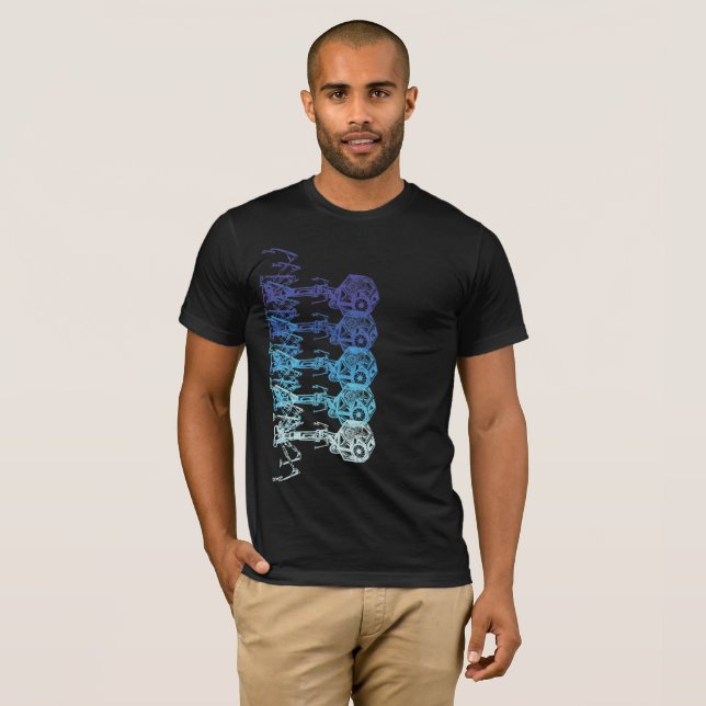 Camiseta Steampunk_Phage en color vivo (Anverso completo)