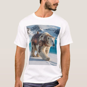 Camiseta Steampunk Polar Bear Warrior