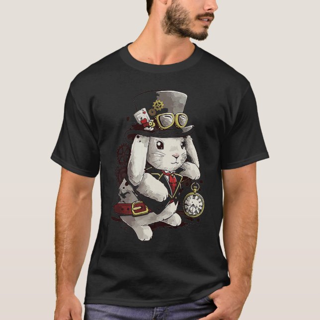 Camiseta Steampunk Rabbit Steampunk Bunny (Anverso)