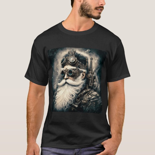 Camiseta Steampunk Santa Claus T-Shirt (Anverso)