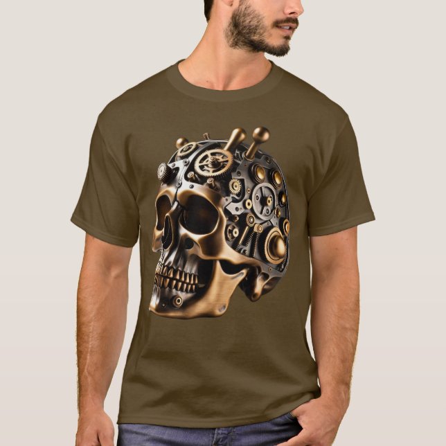 Camiseta Steampunk Skull (Anverso)