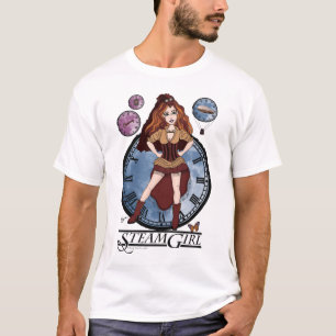 Camiseta Steampunk - SteamGirl - por StardustSteampunk™