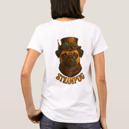 Camiseta Steampunk SteamPug T Shirt - unique Steampunk dog!