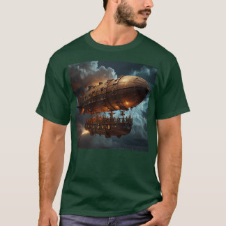 Camiseta Steampunk Submersible Ocean-liner