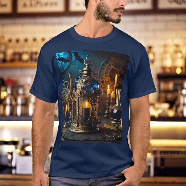 Camiseta Steampunk Victorian Científicos Góticos Lab Lanter (Subido por el creador)