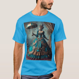 Camiseta Steampunk Vintage Lady Circus Performer