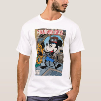 Camiseta Steampunk Willie , ratón personalizado al volante.