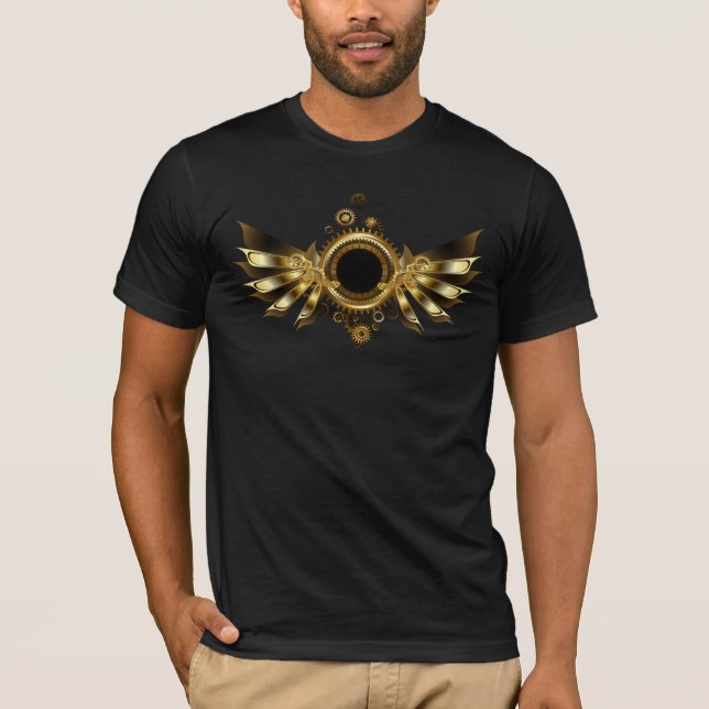 Camiseta Steampunk wings (Anverso)
