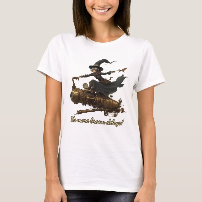 Camiseta Steampunk Witch (Anverso)