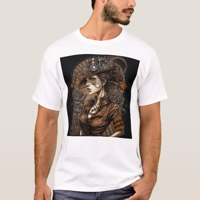 Camiseta Steampunk Woman (Anverso)