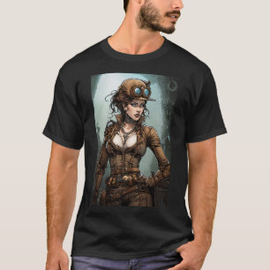 Camiseta Steampunk Woman