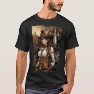 Camiseta Steampunk Woman