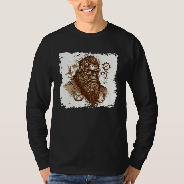 Camiseta Steampunk Yeti (Anverso)