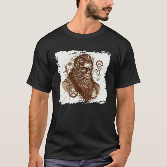 Camiseta Steampunk Yeti (Anverso)