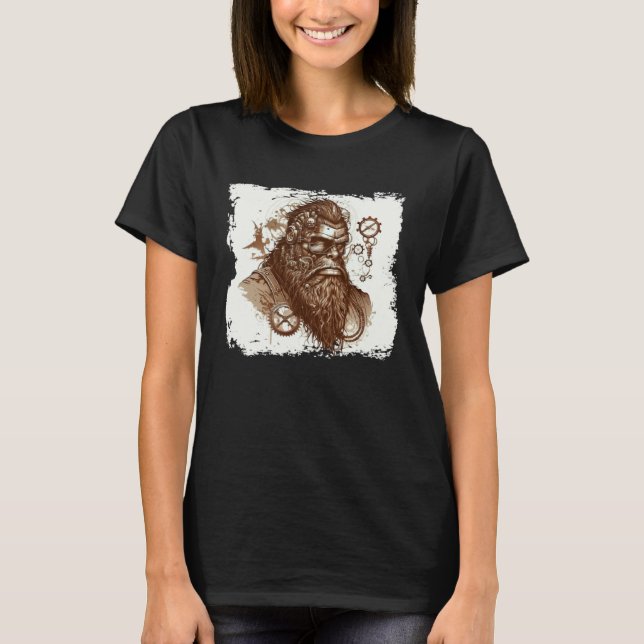 Camiseta Steampunk Yeti (Anverso)