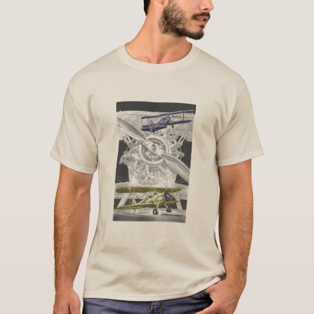 Camiseta Stearman Biplane (Anverso)