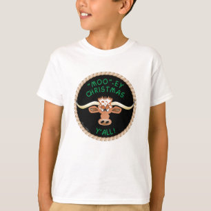 CAMISETA STEER DESEANDO UN "MOO"... ¡NAVIDADES DE OJOS!